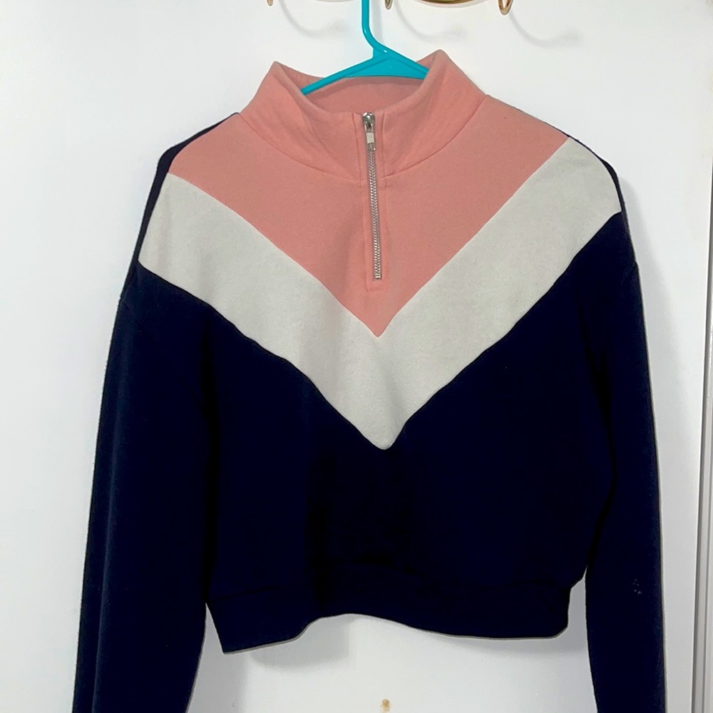 Cropped Quarter Zip